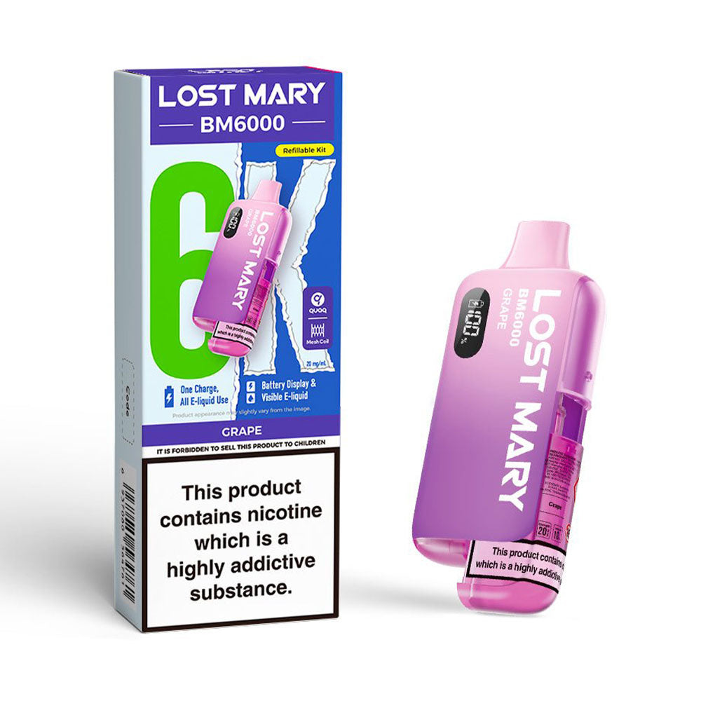 Lost Mary BM6000 Refillable Pod Kit (Grape)