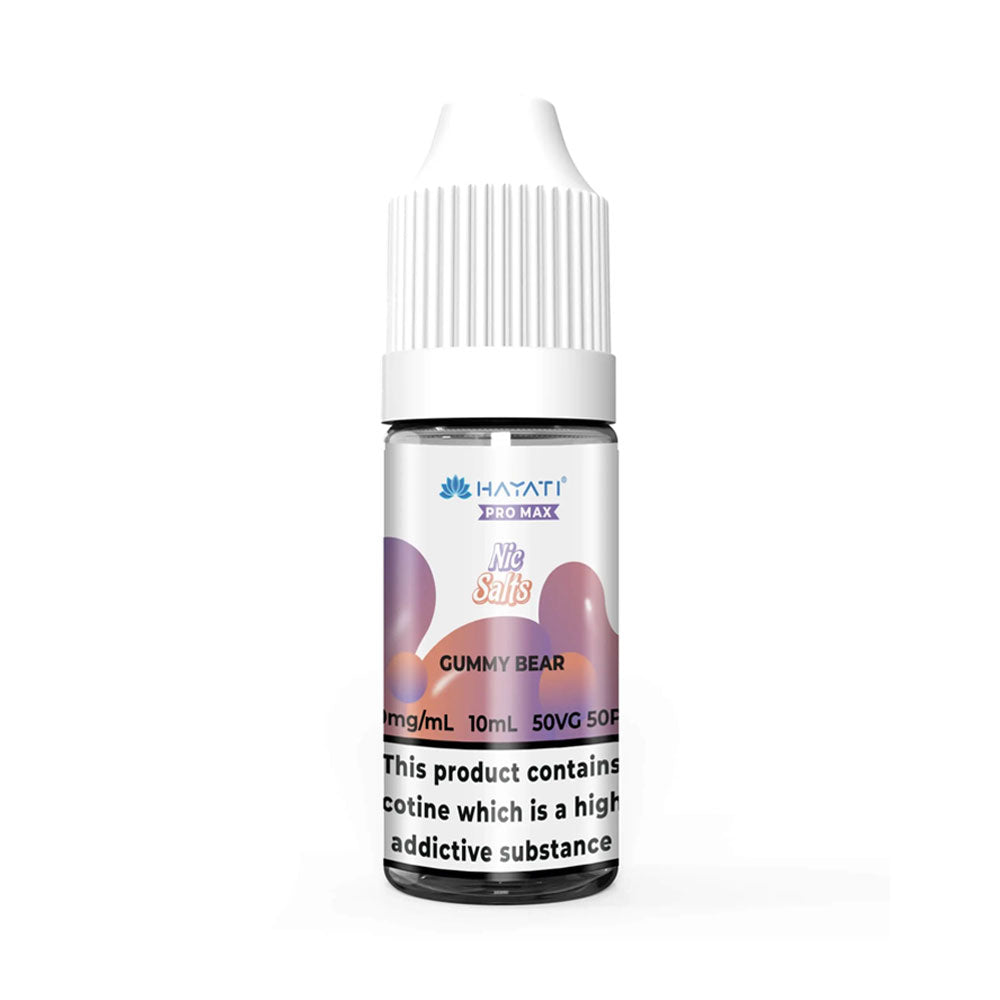 Hayati Pro Max 10ml Nic Salt E Liquid (Gummy Bear)  Evapourate