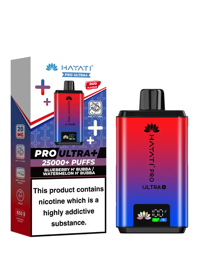 Hayati Pro Ultra Plus 25K.hayati pods in Sheffield uk