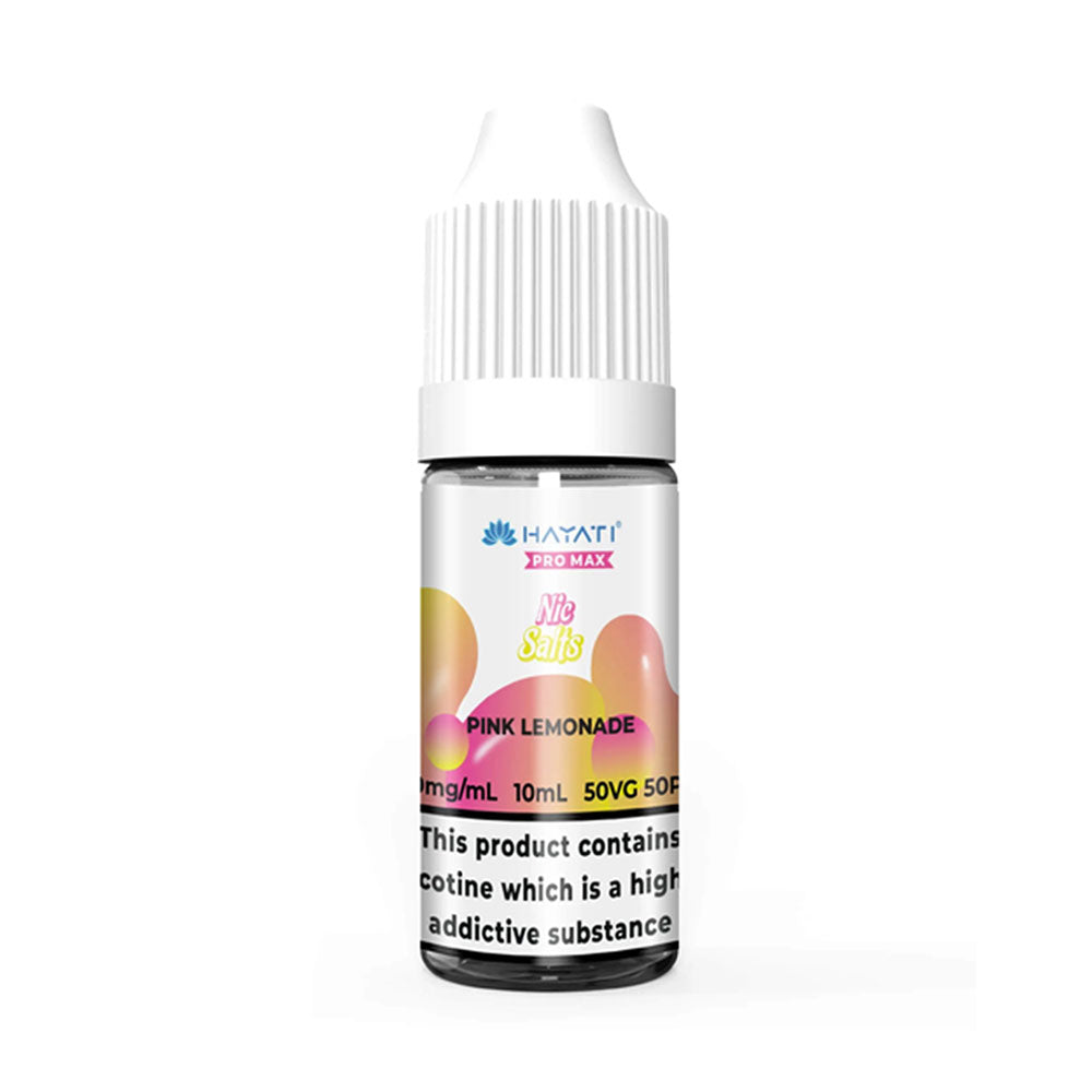 Hayati Pro Max 10ml Nic Salt E Liquid (Pink Lemonade)