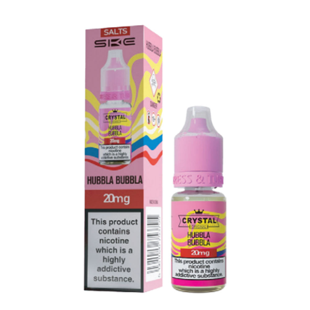 SKE Crystal Original 10ml Nic Salt E Liquid (Hubbla Bubbla)