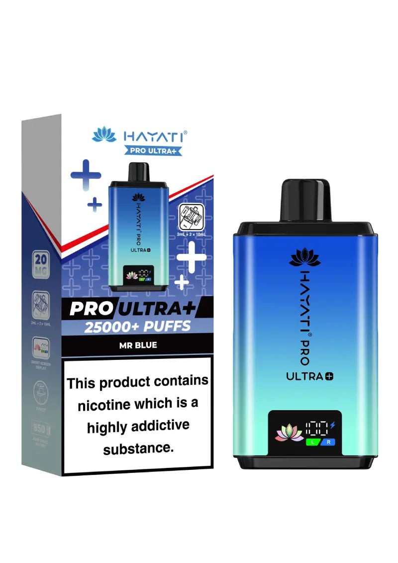 Hayati Pro Ultra Plus 25K.hayati pods in Sheffield uk