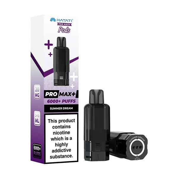Hayati Pro Max Plus 6000 Prefilled Pods.Vape kits in uk