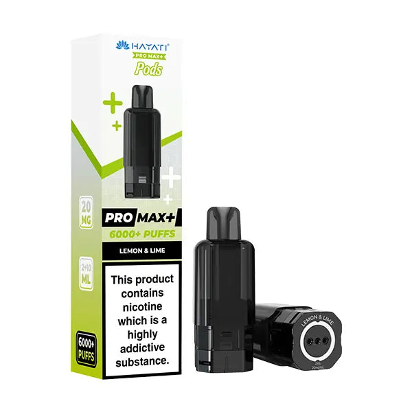 Hayati Pro Max Plus 6000 Prefilled Pods.refillable pods in Sheffield