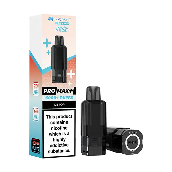Hayati Pro Max Plus 6000 Prefilled Pods.Vape kits in uk