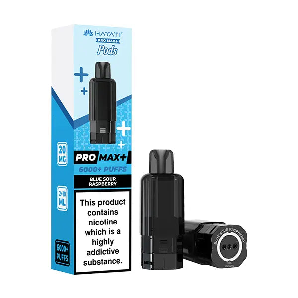 Hayati Pro Max Plus 6000 Prefilled Pods.refillable pods in Sheffield