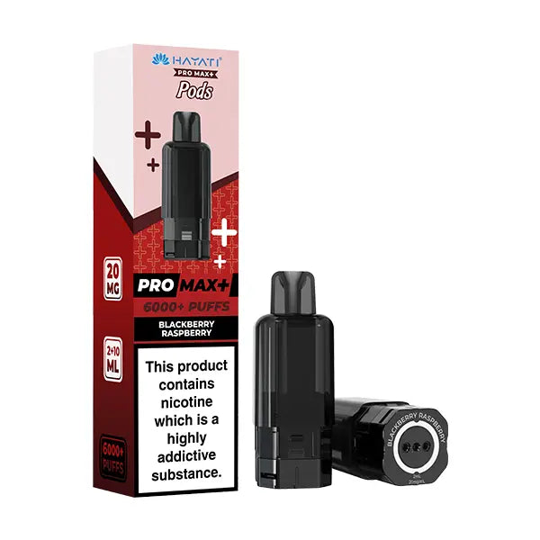 Hayati Pro Max Plus 6000 Prefilled Pods.refillable pods in Sheffield