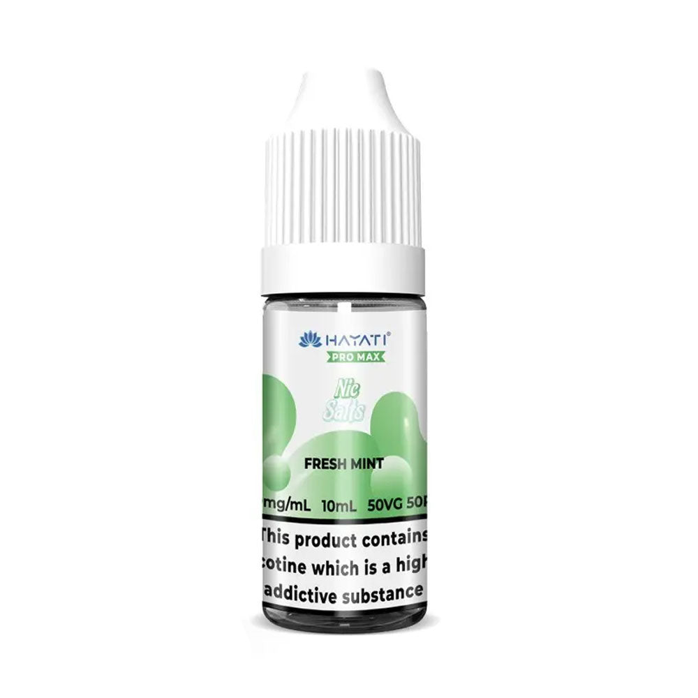 Hayati Pro Max 10ml Nic Salt E Liquid (Fresh Mint)