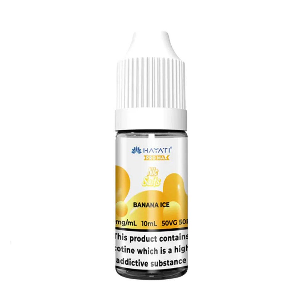 Hayati Pro Max 10ml Nic Salt E Liquid (Banana Ice)