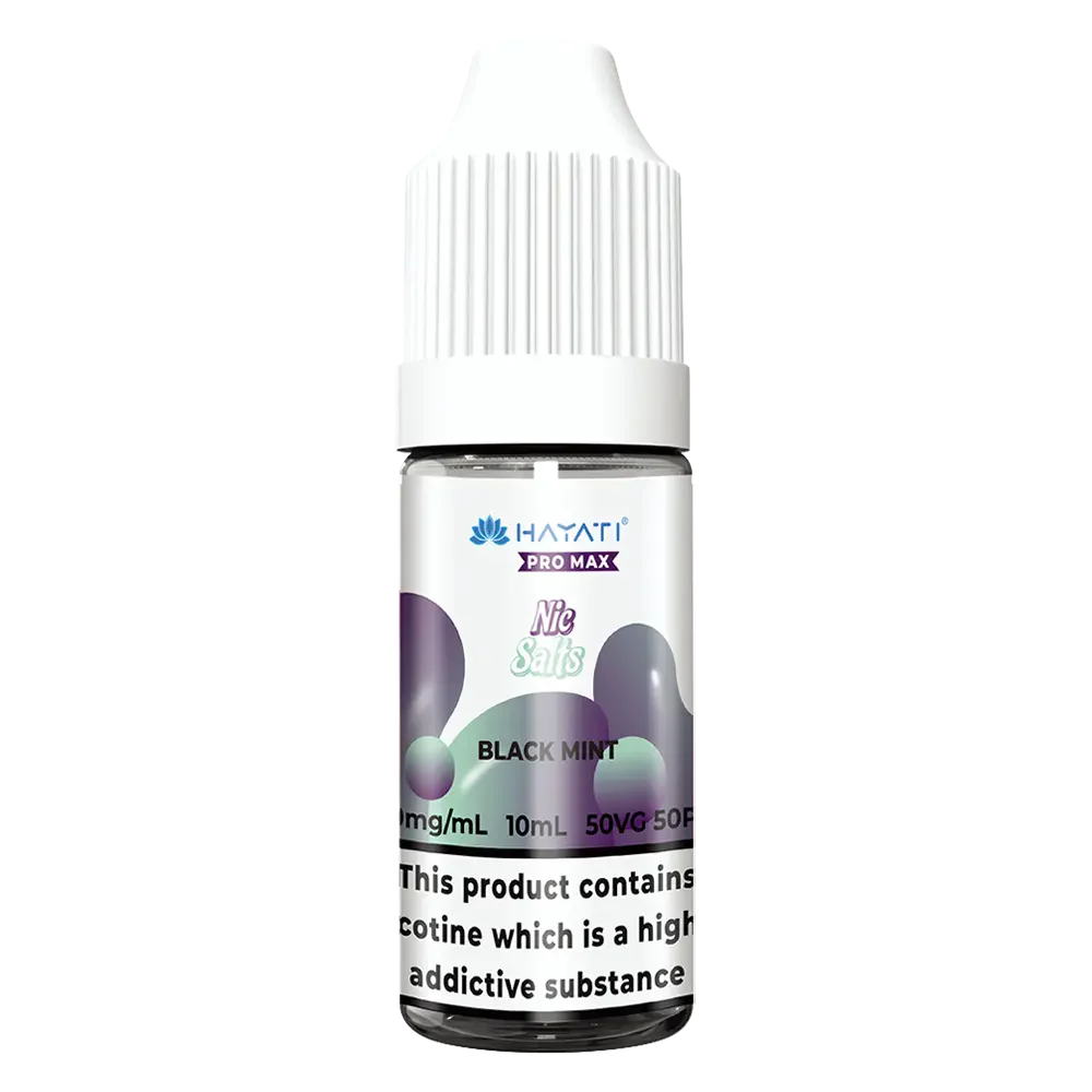 Hayati Pro Max 10ml Nic Salt E Liquid (Black Mint)