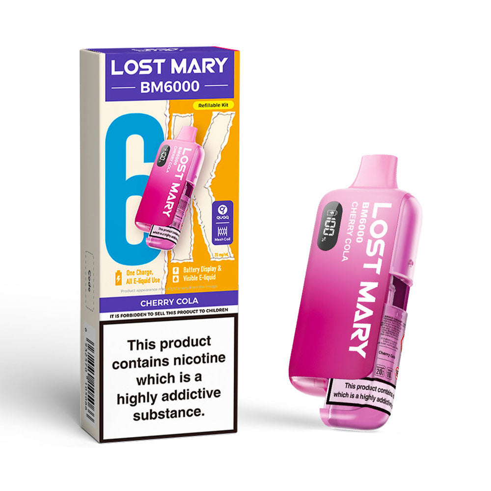 Lost Mary BM6000 Refillable Pod Kit (Cherry Cola)