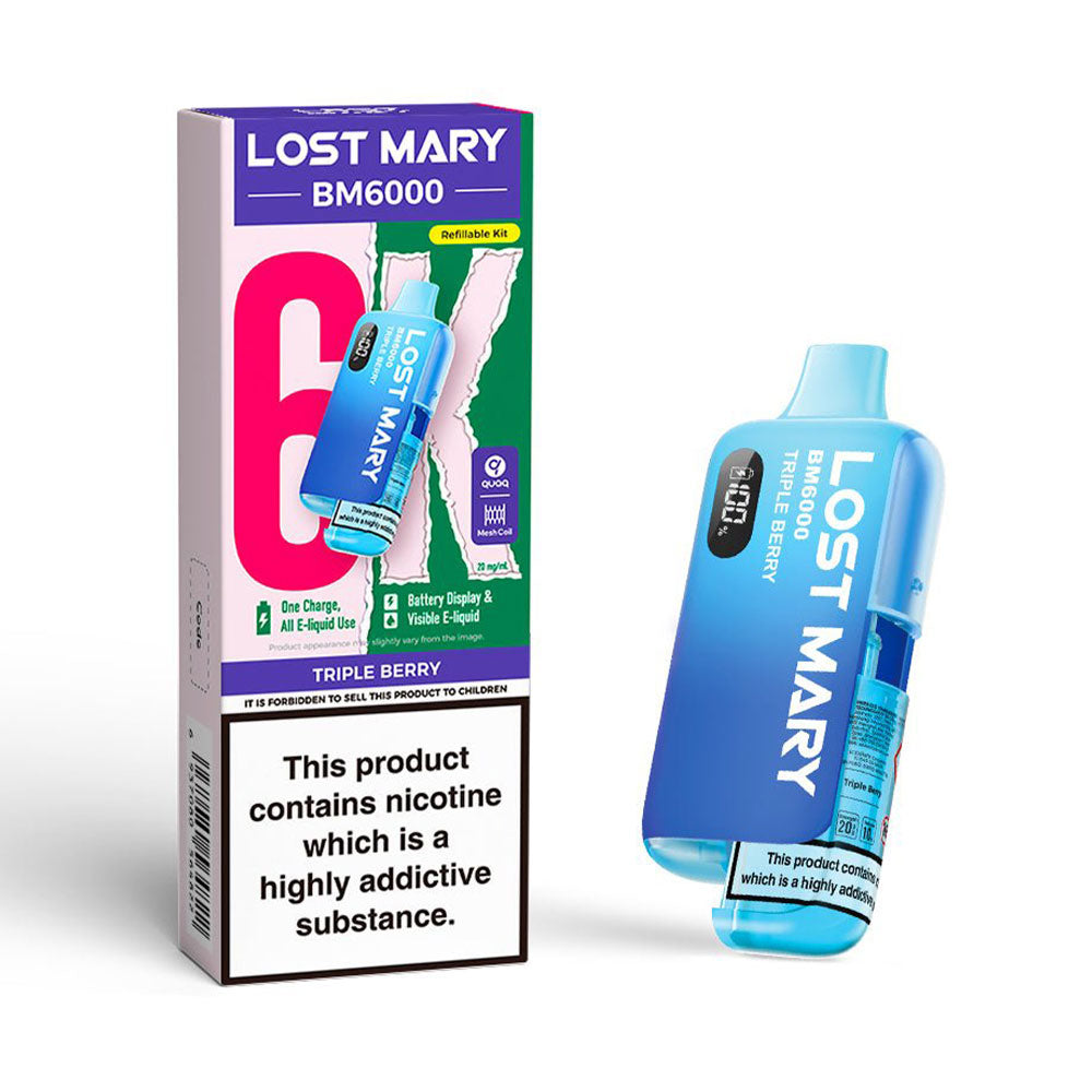 Lost Mary BM6000 Refillable Pod Kit (Triple Berry)