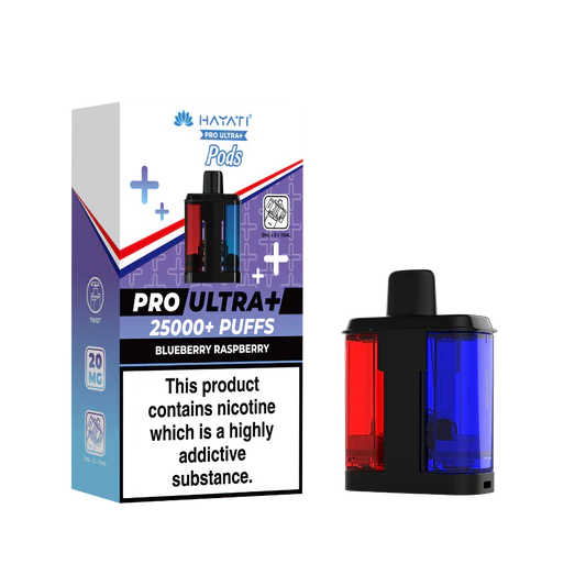 Hayati Pro Ultra Plus 25k Prefilled Pods Blueberry Raspberry.vape shop online