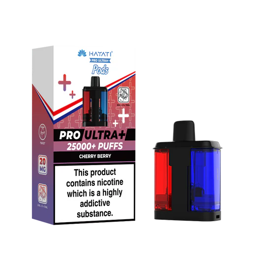 Hayati Pro Ultra Plus 25k Prefilled Pods Cherry Berry.prefilled pod in Sheffield