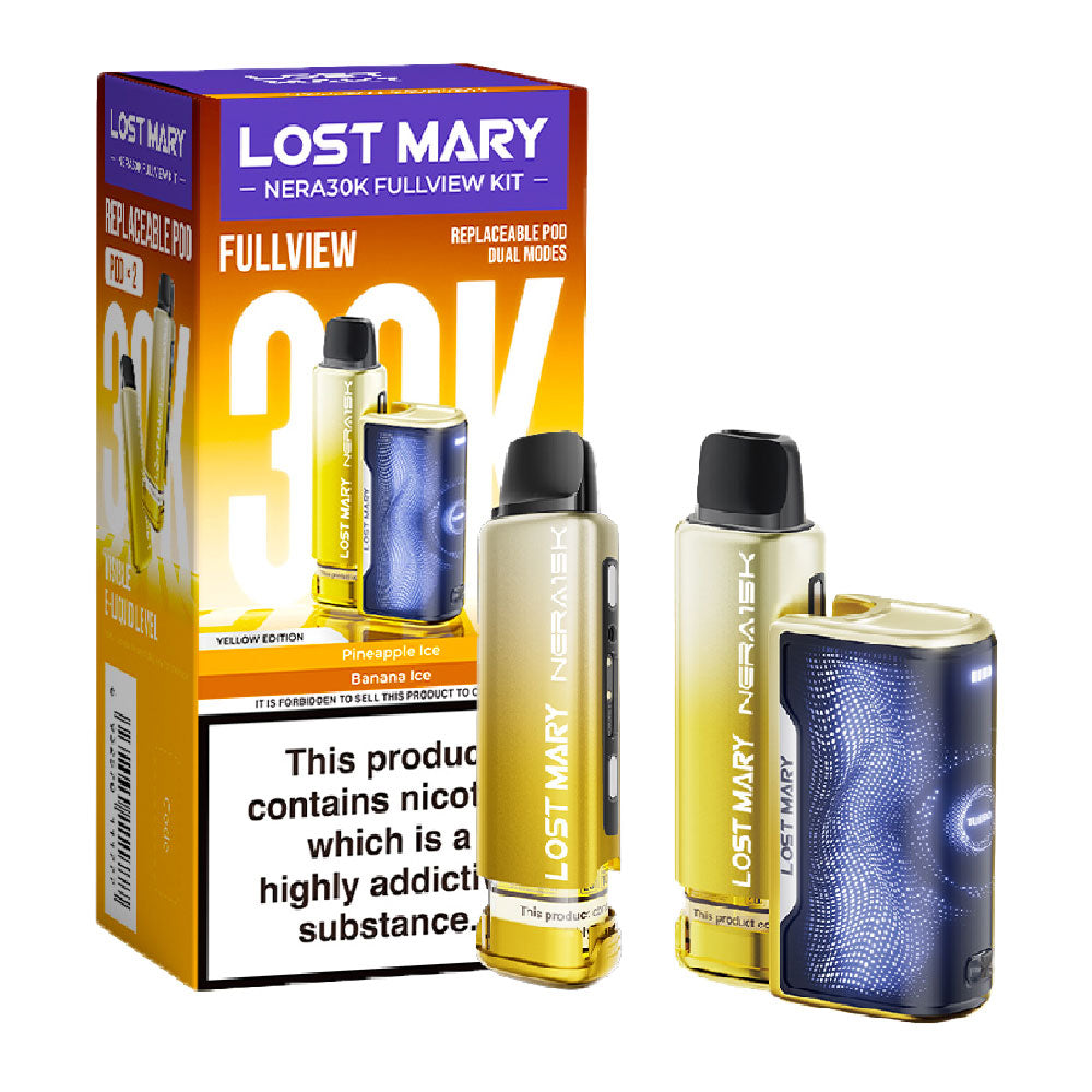 Lost Mary NERA30K Fullview Refillable Pod Kit (Yellow Edition)