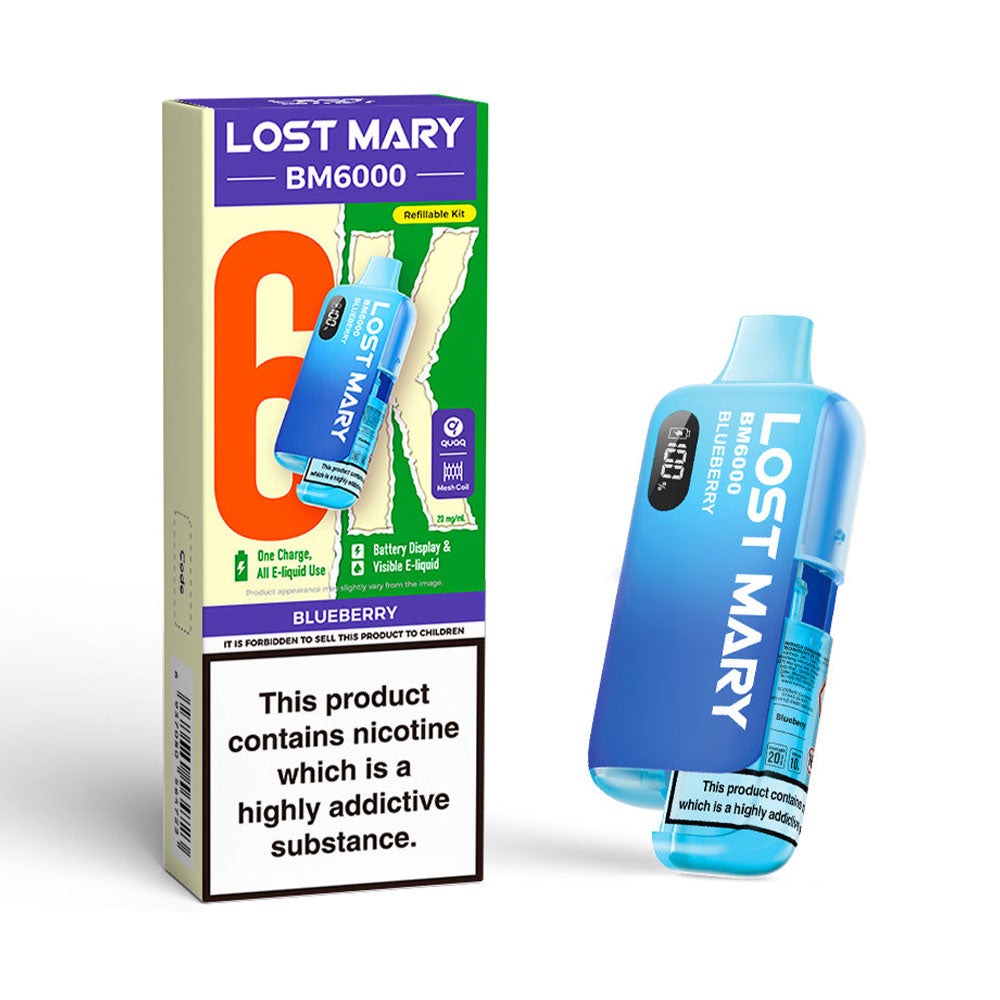 Lost Mary BM6000 Refillable Pod Kit (Blueberry)