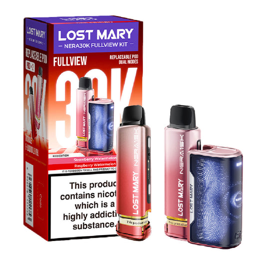 Lost Mary NERA30K Fullview Refillable Pod Kit (Red Edition)