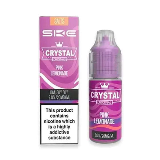 SKE Crystal Original 10ml Nic Salt E Liquid (Pink Lemonade)