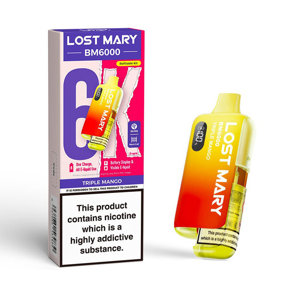Lost Mary BM6000 Refillable Pod Kit (Triple Mango)