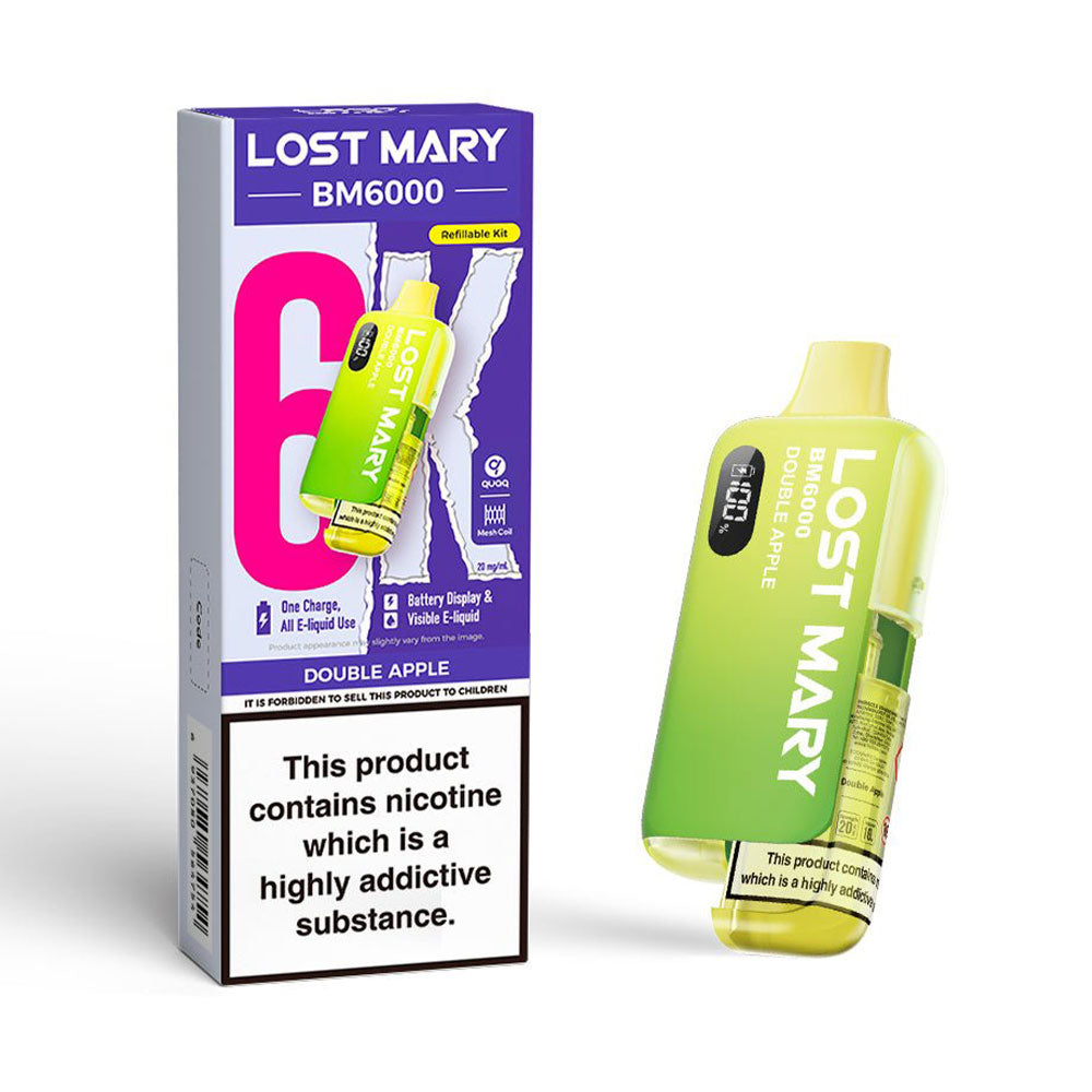 Lost Mary BM6000 Refillable Pod Kit (Double Apple)
