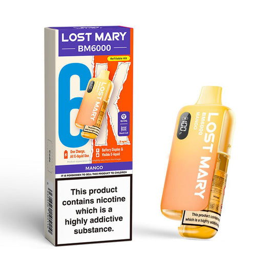 Lost Mary BM6000 Refillable Pod Kit (Mango)