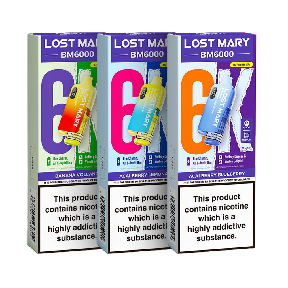 Lost Mary BM6000 Refillable Pod Kit (Blackcurrant Apple)