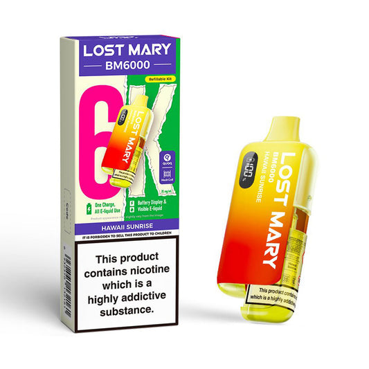 Lost Mary BM6000 Refillable Pod Kit (Hawaii Sunrise)