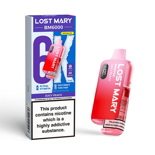 Lost Mary BM6000 Refillable Pod Kit (Juicy Peach)