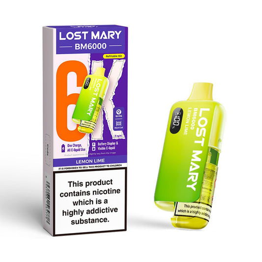 Lost Mary BM6000 Refillable Pod Kit (Lemon Lime)