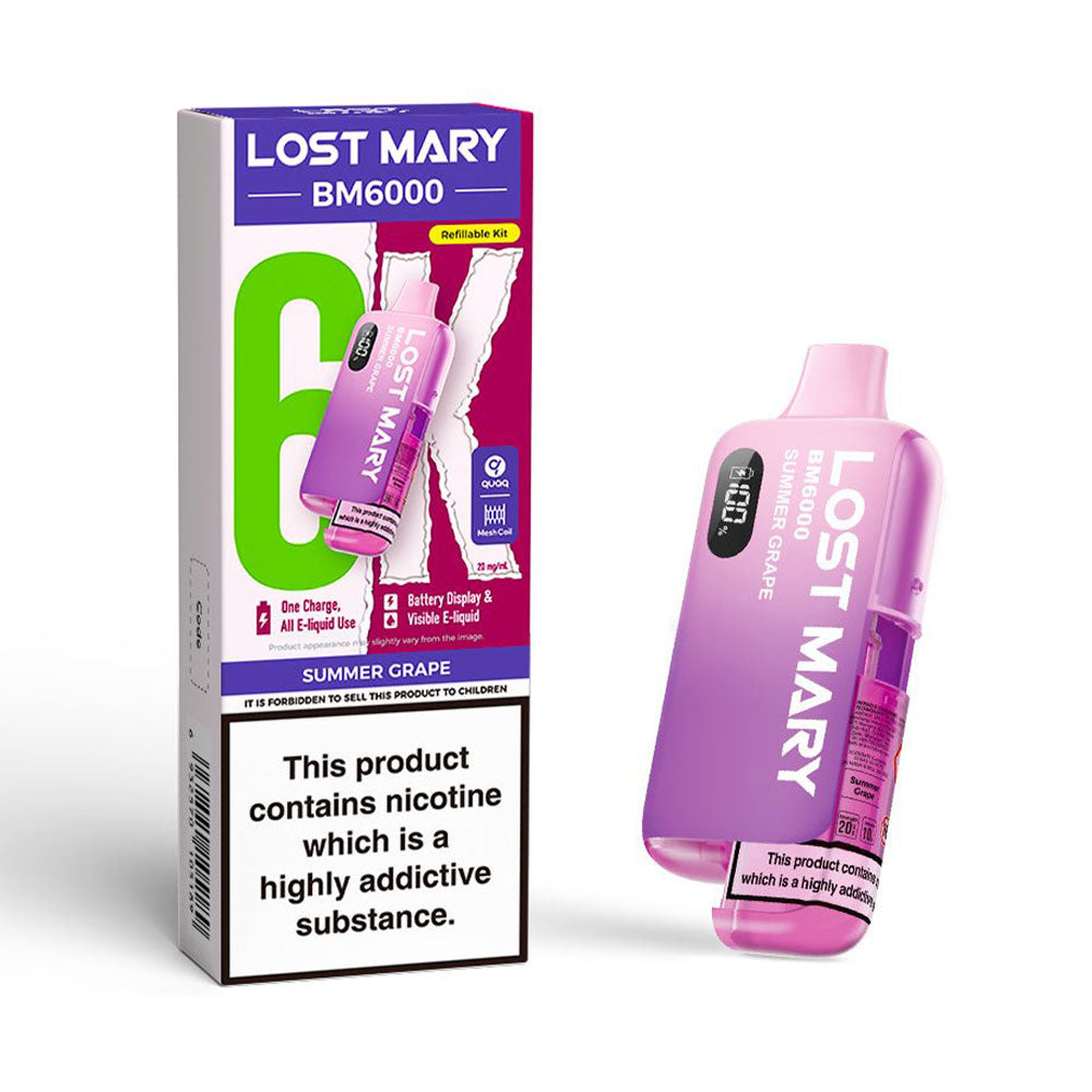 Lost Mary BM6000 Refillable Pod Kit (Summer Grape)