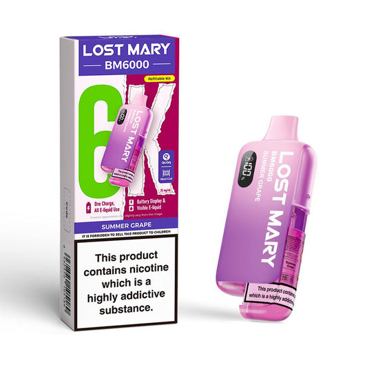 Lost Mary BM6000 Refillable Pod Kit (Summer Grape)