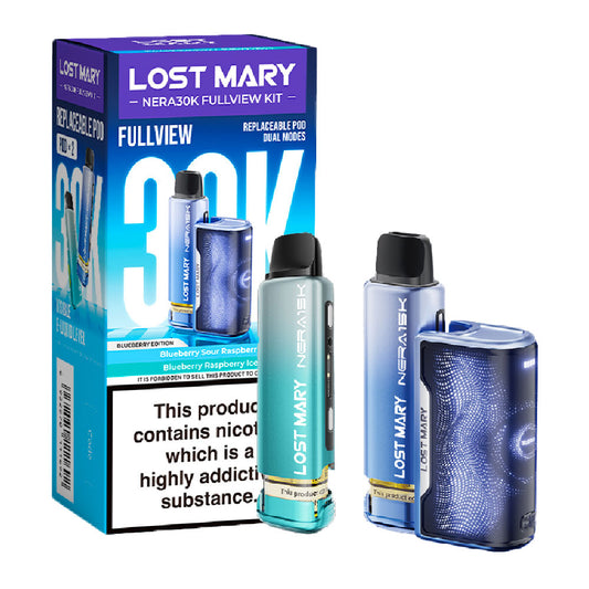 Lost Mary NERA30K Fullview Refillable Pod Kit (Blueberry Edition)