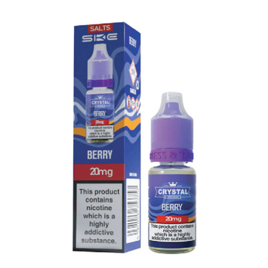 SKE Crystal Original 10ml Nic Salt E Liquid (Berry)