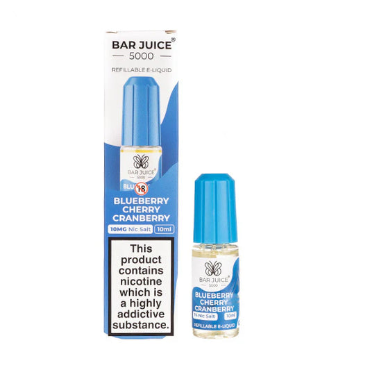 Bar Juice 5000 Blueberry Cherry Cranberry e-liquid bottle. hayati pods in Sheffield uk. ELFBAR Nic Salt in uk. E-liquid in uk