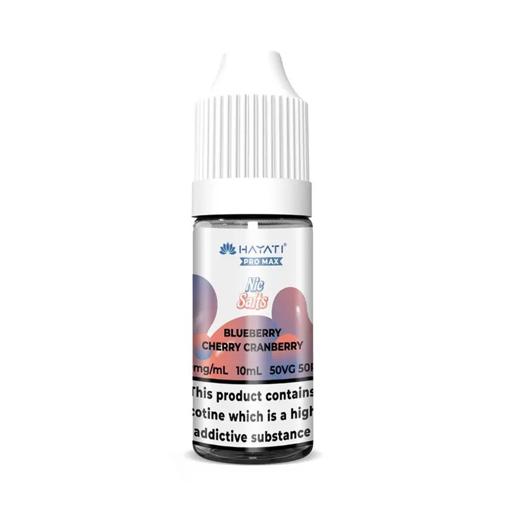Hayati Pro Max 10ml Nic Salt E Liquid (Blueberry Cherry Cranberry)