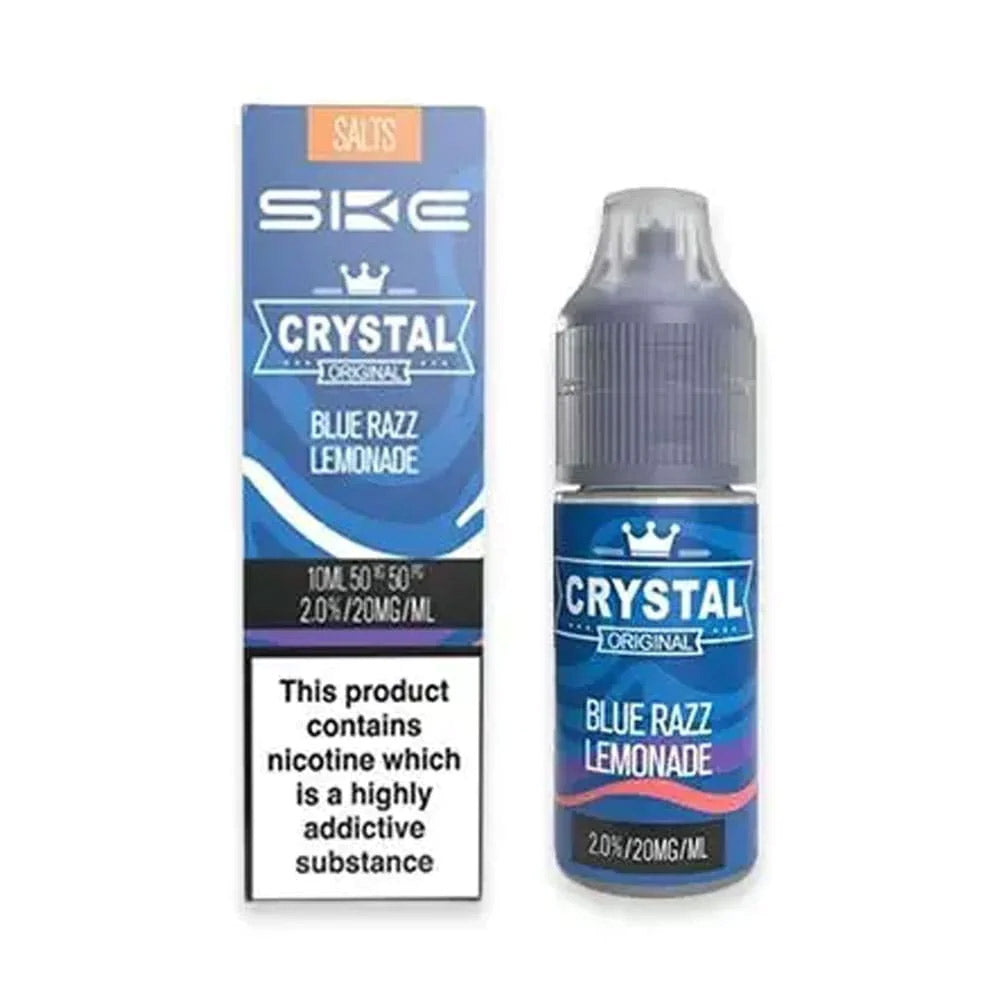 SKE Crystal Original 10ml Nic Salt E Liquid (Blue Razz Lemonade)