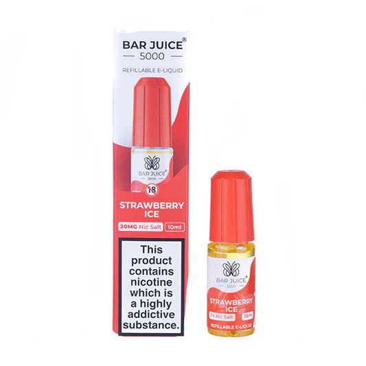 Bar Juice Strawberry Ice e-liquid. hayati pods in Sheffield uk. ELFBAR Nic Salt in uk. E-liquid in uk