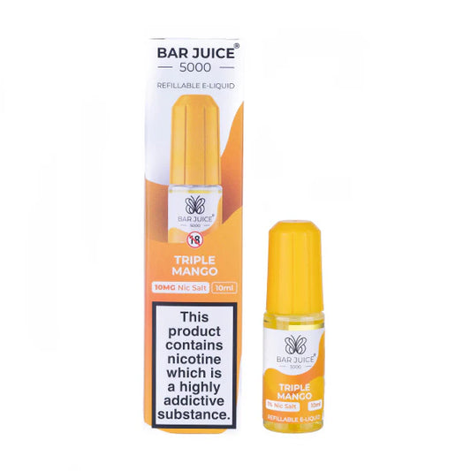 Bar Juice Triple Mango e-liquid. hayati pods in Sheffield uk. ELFBAR Nic Salt in uk. E-liquid in uk