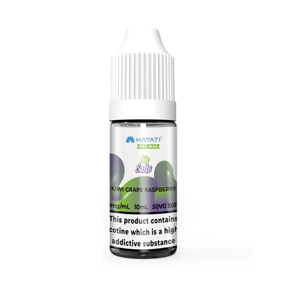 Hayati Pro Max 10ml Nic Salt E Liquid (Kiwi Grape Raspberry)