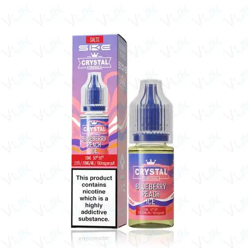 SKE Crystal Original 10ml Nic Salt E Liquid (Blueberry Peach Ice)