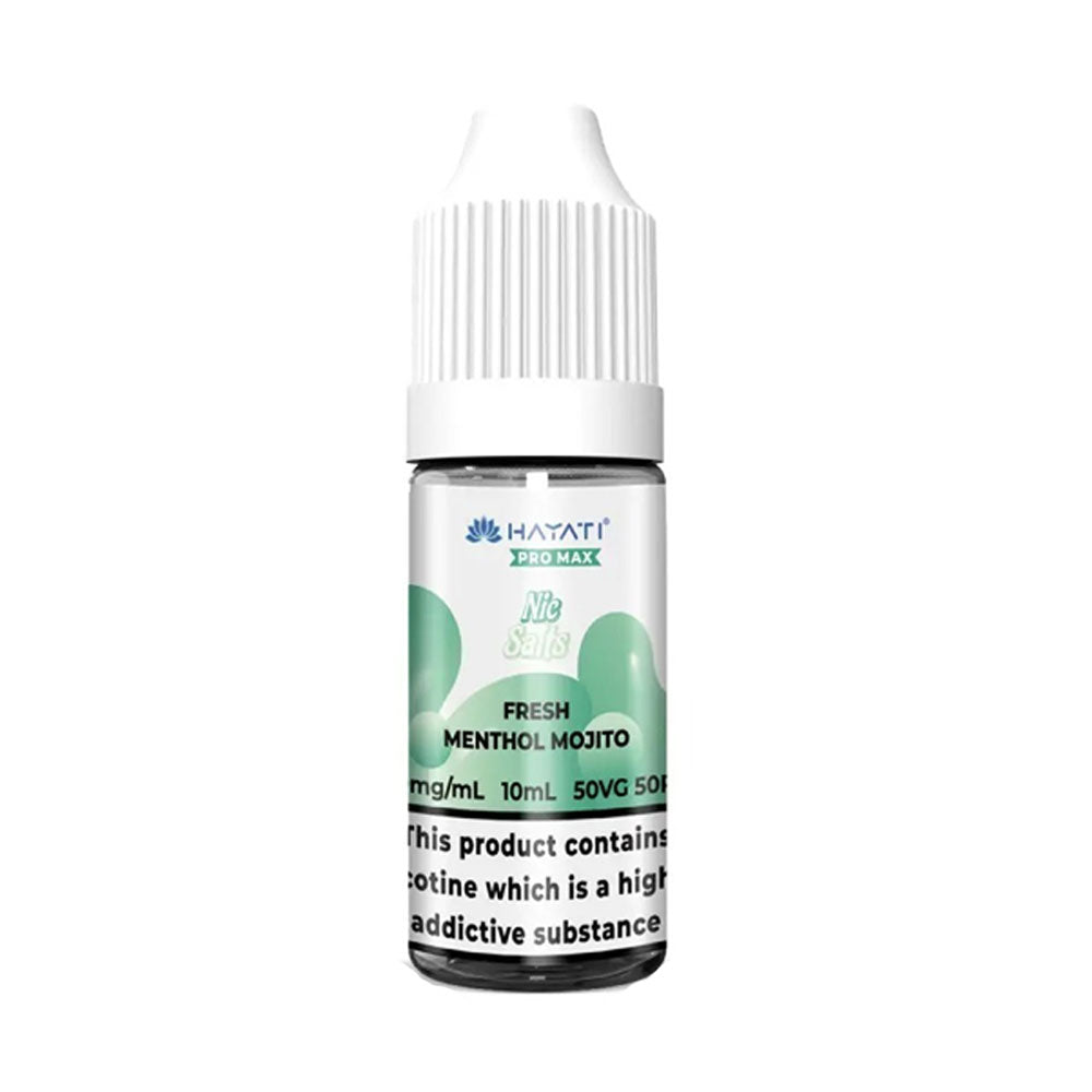 Hayati Pro Max 10ml Nic Salt E Liquid (Fresh Menthol Mojito)