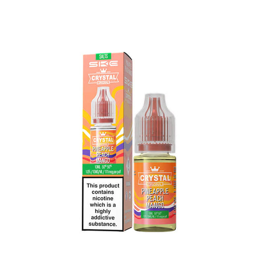 SKE Crystal Original 10ml Nic Salt E Liquid (Pineapple Peach Mango)