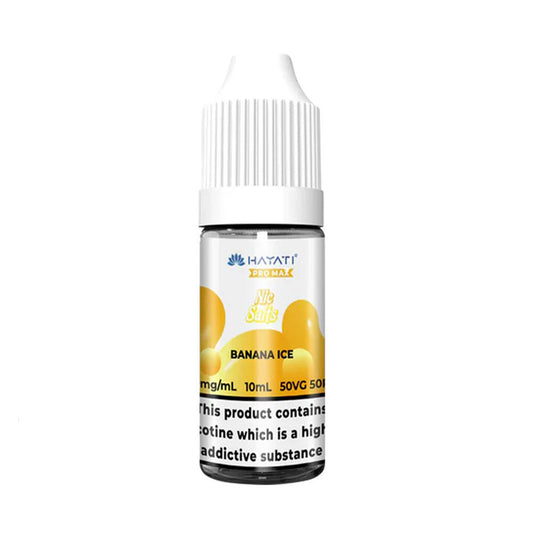 Hayati Pro Max 10ml Nic Salt E Liquid (Banana Ice)