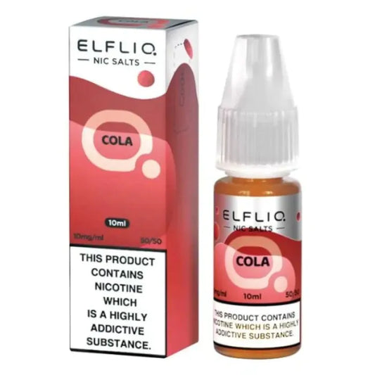 ELFBAR ElfLiq Cola Nic Salts - 10ml.hayati pods in Sheffield uk
