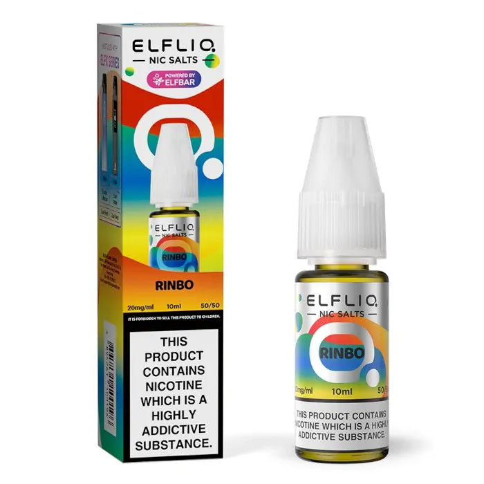 ELFBAR ElfLiq Rinbo Nic Salts - 10ml. ELFBAR Nic Salt in uk