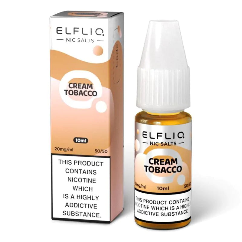 ELFBAR ELFLIQ Snoow Tobacco Nic Salts -10ml.best e-liquids