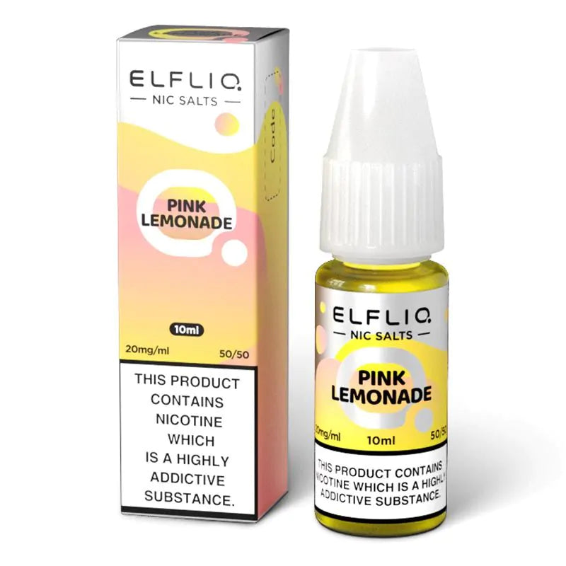 ELFBAR ELFLIQ Pink Lemonade Nic Salts - 10ml.Vape kits in uk