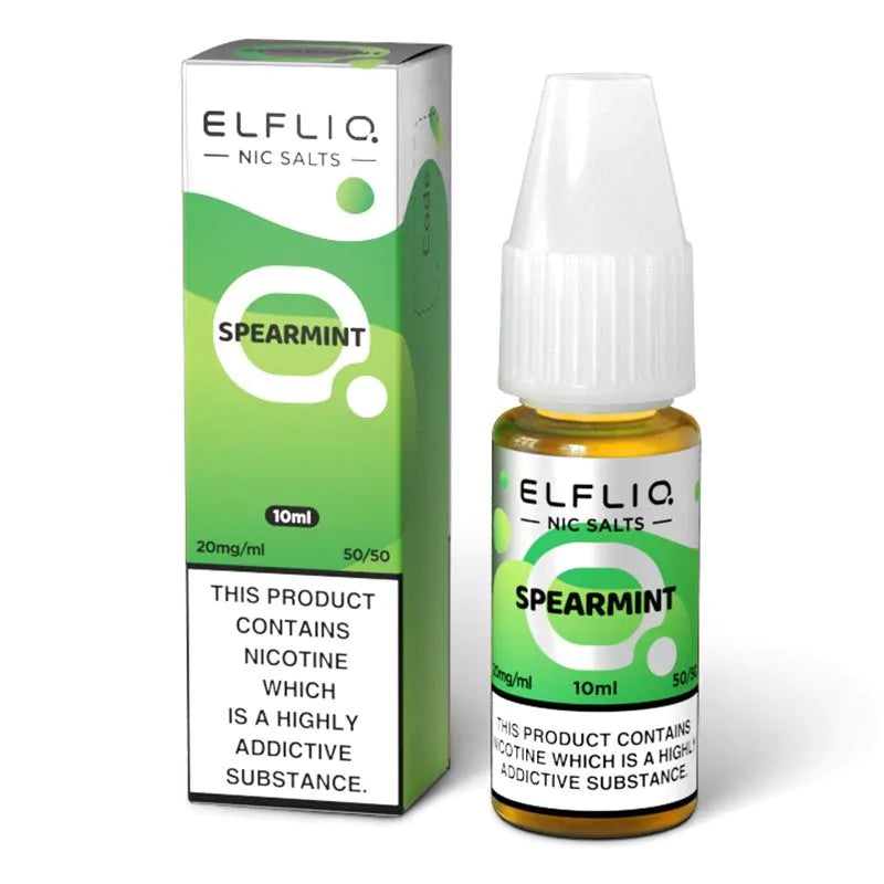 ELFBAR ELFLIQ Spearmint Nic Salts - 10ml.best e-liquids
