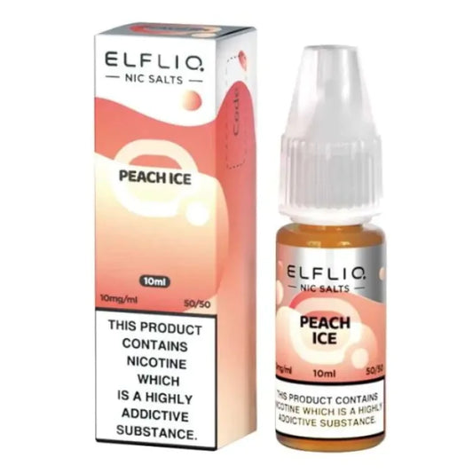 ELFBAR ElfLiq Peach Ice Nic Salts - 10ml.best e-liquids