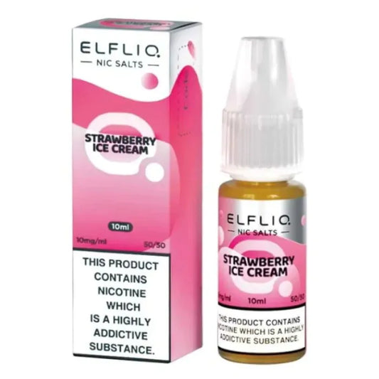 ELFBAR ElfLiq Strawberry Snoow Nic Salts - 10ml.prefilled pod in Sheffield